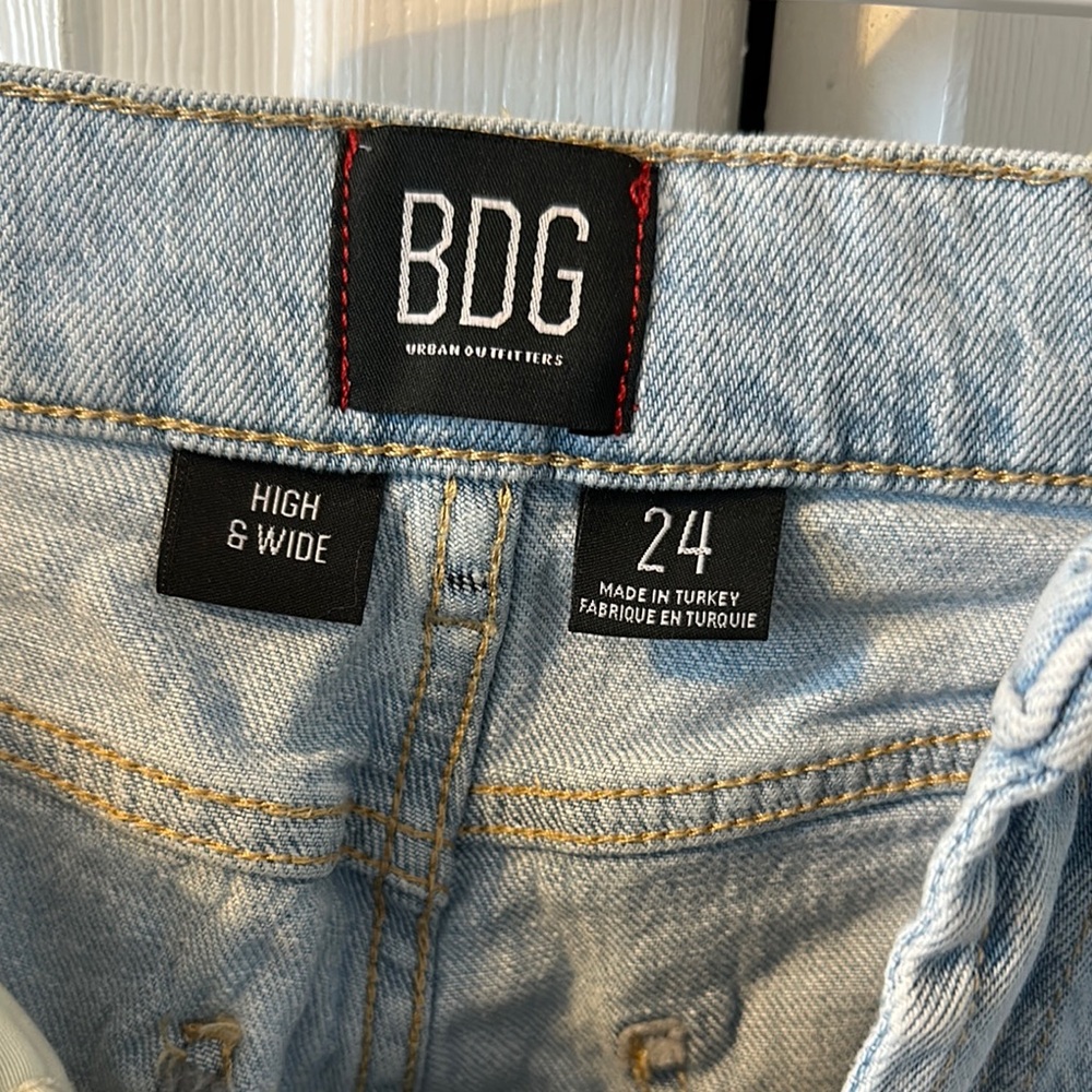 BDG Light Blue High & Wide Jeans
